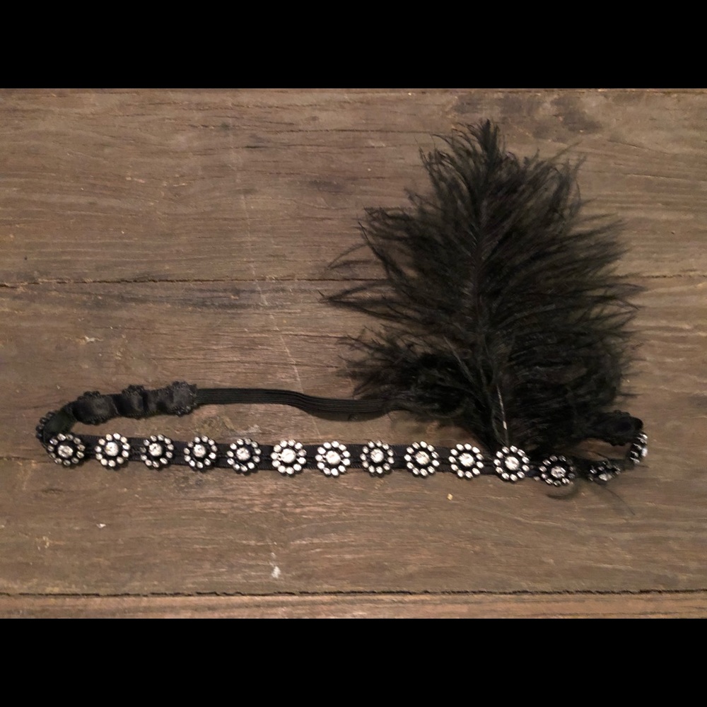 Feathered headband